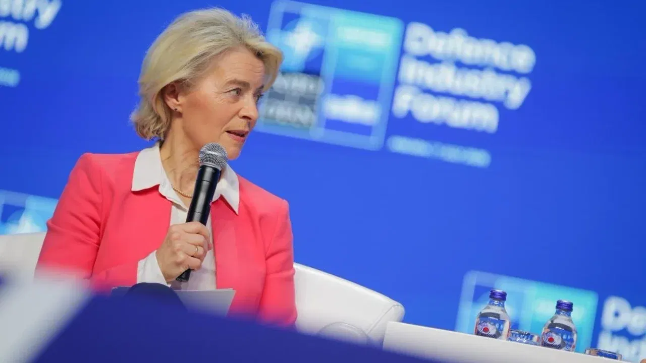 Ursula von der Leyen vorbind despre apărarea europeană la Forumul NATO pentru industria de apărare din 2026